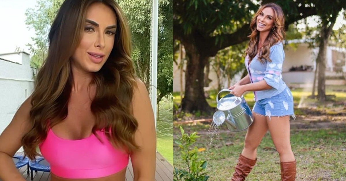 Nicole Bahls Fica Chocada Ao Descobrir Que Estava Cuidando De Planta De