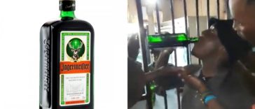 Homem morre - Licor Jagermeister