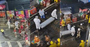 Corpo idosa removido - Carnaval Salvador