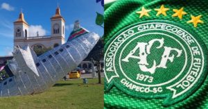 réplica avião Chapecoense - Colômbia